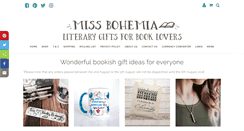 Desktop Screenshot of missbohemia.com